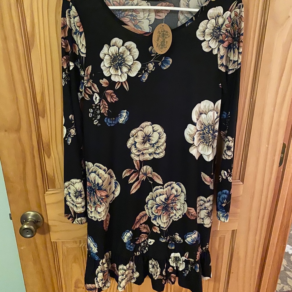 Long sleeved boutique dress NWT